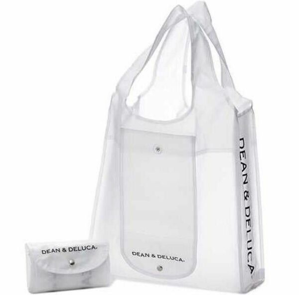 DEAN & DELUCA ディーン& デルーカ　 エコバッグ 折りたたみ ショッピングバッグ　クリア　限定　完売品