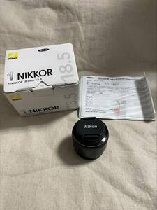 1 NIKKOR 18.5mm f/1.8　単焦点レンズ ブラック/美品