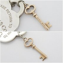 【1円】ティファニー リターントゥ ハートタグ キー ネックレス Ag925 シルバー ペンダント TIFFANY&Co. z24-784 中古品 z_j_画像5