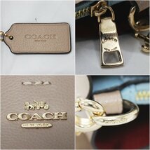 COACH コーチ ショルダーバッグ ハンドバッグ CA177 ピンク系 ショルダー無し 中古品 m5-30654 m_b(j)_画像9