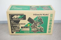 ◎ 【1スタ！】未使用 HiKOKI ハイコーキ C3606DRA 卓上スライド丸ノコ コードレス 36V 電動工具 h_t_画像1