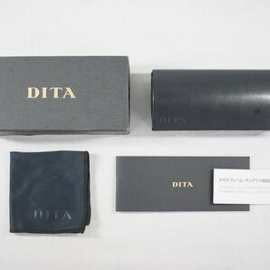 ◎ 中古美品 DITA ディータ MACH ONE DRX-2030B-59 59ロ17-127 ゴールド ブラック ユニセックス サングラス 眼鏡の画像9