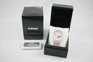 ◎ 未使用 CASIO カシオ G-SHOCK ジーショック GMA-S2100BA-4AJF アナログ・デジタル 腕時計 ピンク デイト ワントーンカラー レディース