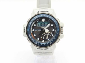 カシオ Gショック ガルフマスター GWN-Q1000-7ADR グレー系 タフソーラー 電波 アナデジ Ｇ-SHOCK GULFMASTER z24-635 ジャンク品 z_w