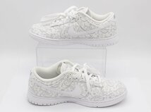 ナイキ ダンク ロー エッセンシャル ホワイト ペイズリー DJ9955-100 ウィメンズ 28cm DUNK LOW ESS Paisley z24-823 中古品 z_z_画像3