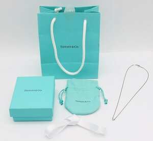 ティファニー バイザヤード ネックレス シルバー 925 16g 42.5cm レディース TIFFANY&Co. z24-640 中古品 z_b