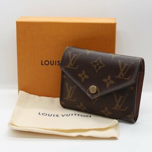 LOUIS VUITTON ルイヴィトン モノグラム ポルトフォイユ・ヴィクトリーヌ M62472 三つ折り財布 ダメージあり 中古品 m_b(j) m24-35628