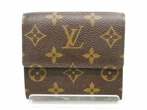 ★ 【中古美品】Louis Vuitton(ルイヴィトン) M61654 ポルトフォイユ・エリーズ 3つ折り 財布 モノグラム ブラウン 男女兼用 m5-35812