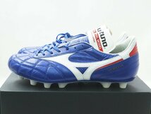 ☆【未使用】mizuno THE MORELIA M8 JAPAN P1GA228801 サッカースパイク 27.0cm ブルー k_a 24-0862_画像2