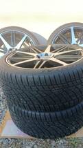 美品　CarIsson　カールソン1/10RS 8.5J+40 PCD112 5穴　255/35R20 ×4本_画像2