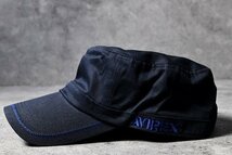 AVIREX 正規品 ワークキャップ キャップ 帽子 メンズ ブランド 大きいサイズ アヴィレックス アビレックス BIG SIZE 18490000 49 ネイビー_画像4