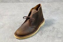 クラークス Clarks メンズ 天然皮革 本革 レザー デザートブーツ シューズ 靴 26106562 ブラウン ビーズワックス UK7.5 25.5cm相当 / 新品_画像3