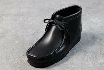 クラークス Clarks ワラビー ブーツ メンズ 天然皮革 本革 レザー WALLABEE BOOT シューズ 26155512 ブラック UK9.5 27.5cm相当 / 新品_画像3