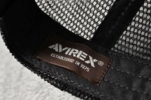 AVIREX メッシュキャップ キャップ 帽子 メンズ レディース ブランド おしゃれ アヴィレックス 18416000-80 ブラック 新品 1円 スタート_画像5
