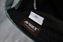 正規品 AVIREX ワークキャップ 帽子 メンズ 大きいサイズ 大きめ アビレックス 14787700-45 インディゴブリーチ_画像7