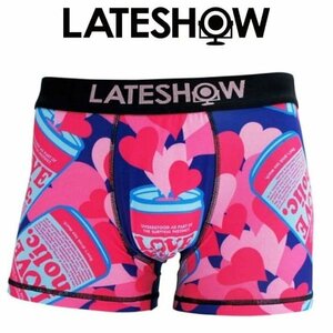 LATESHOW レイトショー ボクサーパンツ 下着 メンズ パンツ ブランド おしゃれ 人気 前開き 【L】LOVEHOLIC Mサイズ / 新品