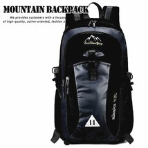 リュック メンズ レディース 防水 スポーツ 軽量 リュックサック 32L アウトドア キャンプ ジム 登山 散歩 7988248 ブラック 新品_画像1