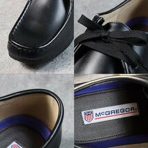 McGREGOR ブーツ メンズ 本革 牛革 レザー モカシンシューズ カジュアル シューズ MC4000 ブラック 27.0cm / 新品 1円 スタート_画像8
