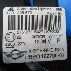 ●BMW MINI mini ミニ R55 R56 R57 クーパーS 純正 ヘッドライト HID バラスト キセノン 左右セット 点灯作動確認済みです● の画像4