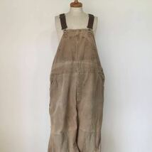 60s70s Carhartt カーハート ダック オーバーオール / ビンテージ ヴィンテージ サロペット ワークパンツ USA アメリカ 40s50s_画像2