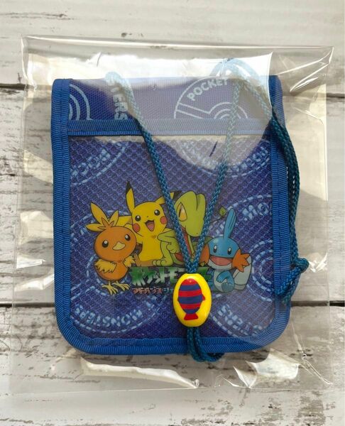 【極美品】ポケモン財布　ポケモン小銭入れ　希少　ポケモンコインケース　ポケモンウォレット　ブルー