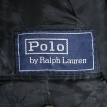 H1S/Y2.22-3　Polo by Ralph Lauren　ポロラルフローレン　コーデュロイ　テーラードジャケット　3B　ブレザー　メンズ　ブラック　古着_画像6