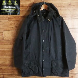 A1T/Y2.6-1　　90s　イギリス製　Barbour　バブアー　BEAUFORT　ビューフォート　オイルドジャケット　C42　3ワラント　オイルジャケット