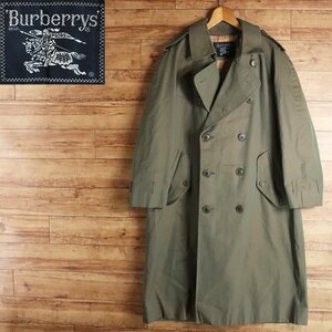 \3J/R2.29-2　90s　Burberry's　バーバリー　トレンチコート　ロングコート　玉虫色　ノヴァチェック　サイズ175　ベージュ