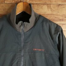 ＄2T/R3.11-6　アメリカ古着　Carhartt　カーハート　ジップジャケット　Sサイズ　ジャンパー　ブルゾン　ボンバージャケット_画像2