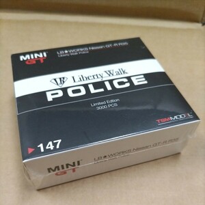 MINIGT 1/64 リバティーウォーク GT-R R35 POLICE