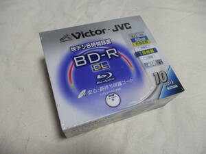  Victor made in Japan image for Blue-ray disk 1 times video recording for one side 2 layer 50GB 4 speed 10 sheets BV-R260NW10 Ⅱ