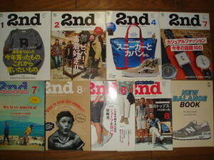 雑誌 2nd セカンド まとめ セット 古着 ビンテージ 2013 2014 2015 2017 NEW BALANCE