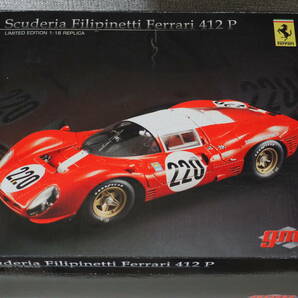 【Ferrari】Scuderia Filipinetti 412 P LIMITED EDITION 1:18 REPLICA gmp フェラーリ モデルカー の画像1