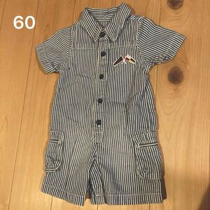 baby GAP ベビーギャップ ロンパース デニム 半袖ロンパース　60