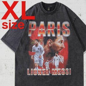 Lionel Messi　リオネル メッシ　PARIS　Tシャツ　ブラック　XL