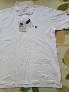 チャンピオン ポロシャツ 半袖ポロシャツ 白 未使用品 サイズXL