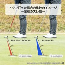 【ベントネック33インチ用】オデッセイ ストロークラボ レッド パター カーボンシャフト ダブルベント ダブルベンド 赤 ODYSSEY STROKE LAB_画像6