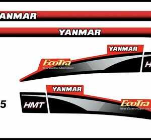 Yanmar EG 775デカール ステッカー 