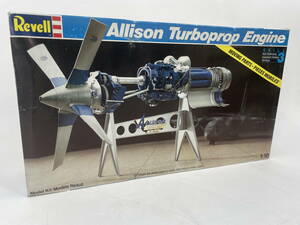 □M65【未組立】Revell レベル 1/10 Allison Turboprop Engine アリソン ターボプロップ エンジン 航空機用 プラモデル 8880(1991)