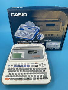 □M161 CASIO カシオ ラベルライター ネームランド KLD-350 DiscBiz ハイスペック 2電源方式 DISCタイトル印刷＆ラベル印刷
