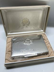 □M24 創価学会 SGI 小物入れ シガレットケース シルバーカラー 銀色 記念品