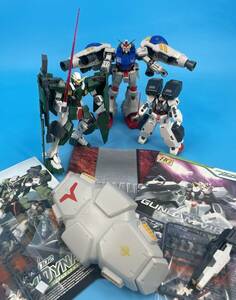 □M132【100円～】BANDAI バンダイ ガンダム プラモデル まとめセット★MG HG RX-78GP02A GN-002 デュナメス 00-06 ヴァーチェなど