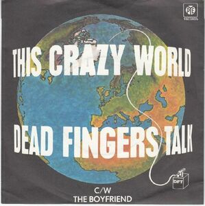 英 ポップ・ロック、パンク、グラム　デッド・フィンガーズ・トーク　７“　This Crazy World　ピクチャー・スリーブ　1979年　