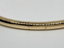 【新品同様】 Cartier カルティエ ジュストアンクル ダイヤ ブレスレットK18YG 16サイズ イエローゴールド 美品 レディース_画像6