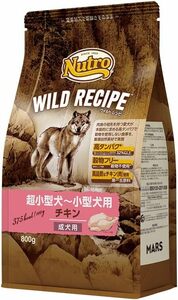 1) 800g Nutro ニュートロ ワイルド レシピ 超小型犬~小型犬用 成犬用 チキン 800g ドッグフード グレインフリ