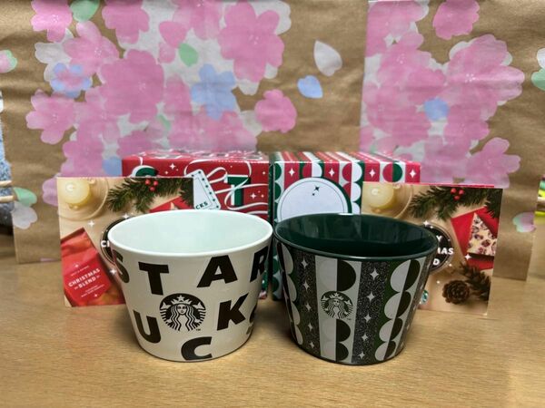 スターバックス　スタバ　クリスマス　ミニカップ　食器 2種セット