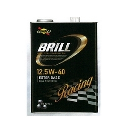 送料無料！　SUNOCO　BRILL　スノコ　ブリル　12,5W-40　FULL　SYNTHETIC（エステルベース）　 4L缶ｘ4　レーシング・エンジンオイル