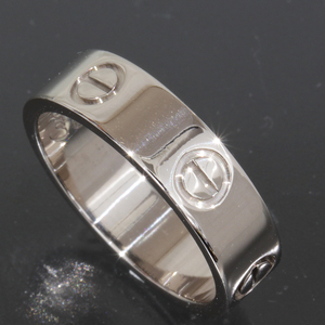 カルティエ Cartier ラブリング 14.5号(55)750 K18WG 指輪 男性用 E0997