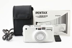 [美品] PENTAX ペンタックス ESPIO 105 SW ケース付属 コンパクトフィルムカメラ 即決送料無料/#2088455A