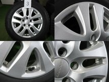 4本 ホンダ 純正 16インチ 7J +55 5H 114.3 スタッドレス ダンロップ ウインターマックス WM02 2021年 215/60R16 ヴェゼル オデッセイ HV_画像4